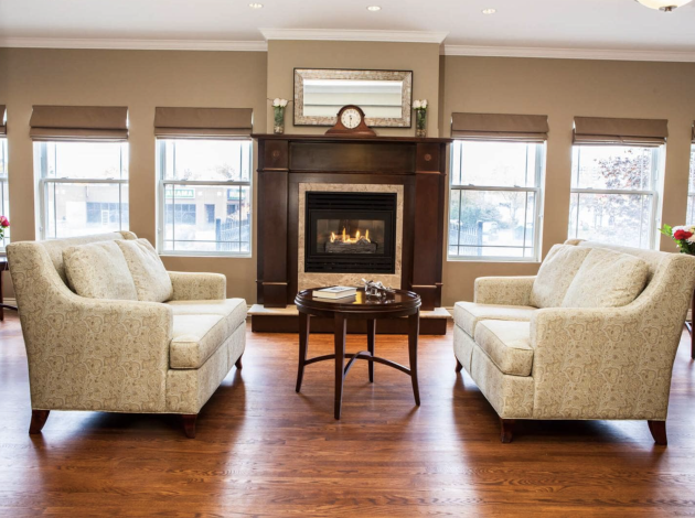 Hunt Club Manor fireplace